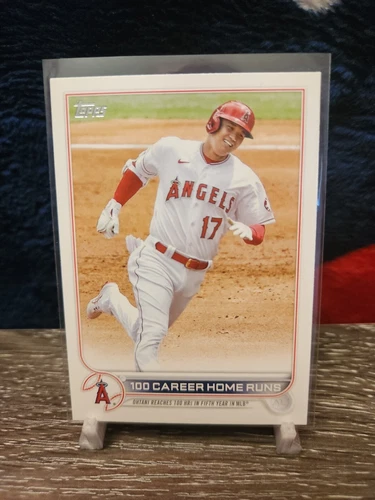 2022 Topps Update Shohei Ohtani 100 Career Homeruns Card #US92 Angels MVP