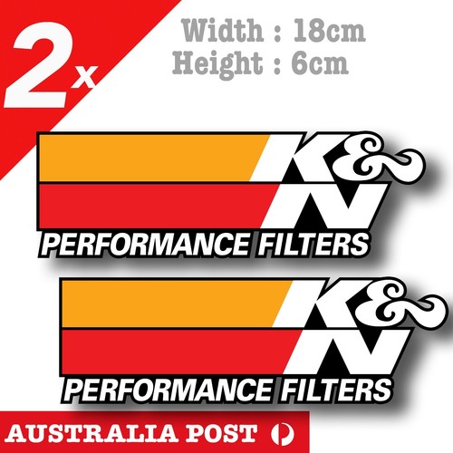 K&N Performance Filter Black Oil Filter Logo Banner Stickers | eBay