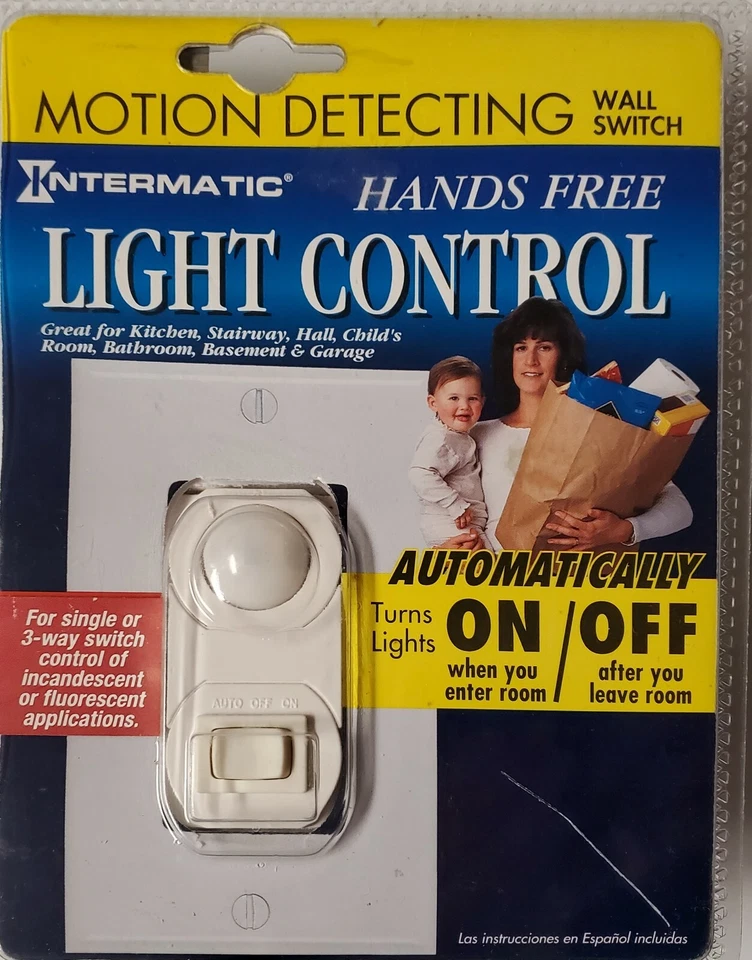 New Intermatic Motion Detector Sensor Hands Free Control Automatic Lights Switch - Image 2 of 4