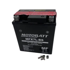 MFX7L-BS Motobatt Classic AGM FA Battery Replaces YTX7L-BS