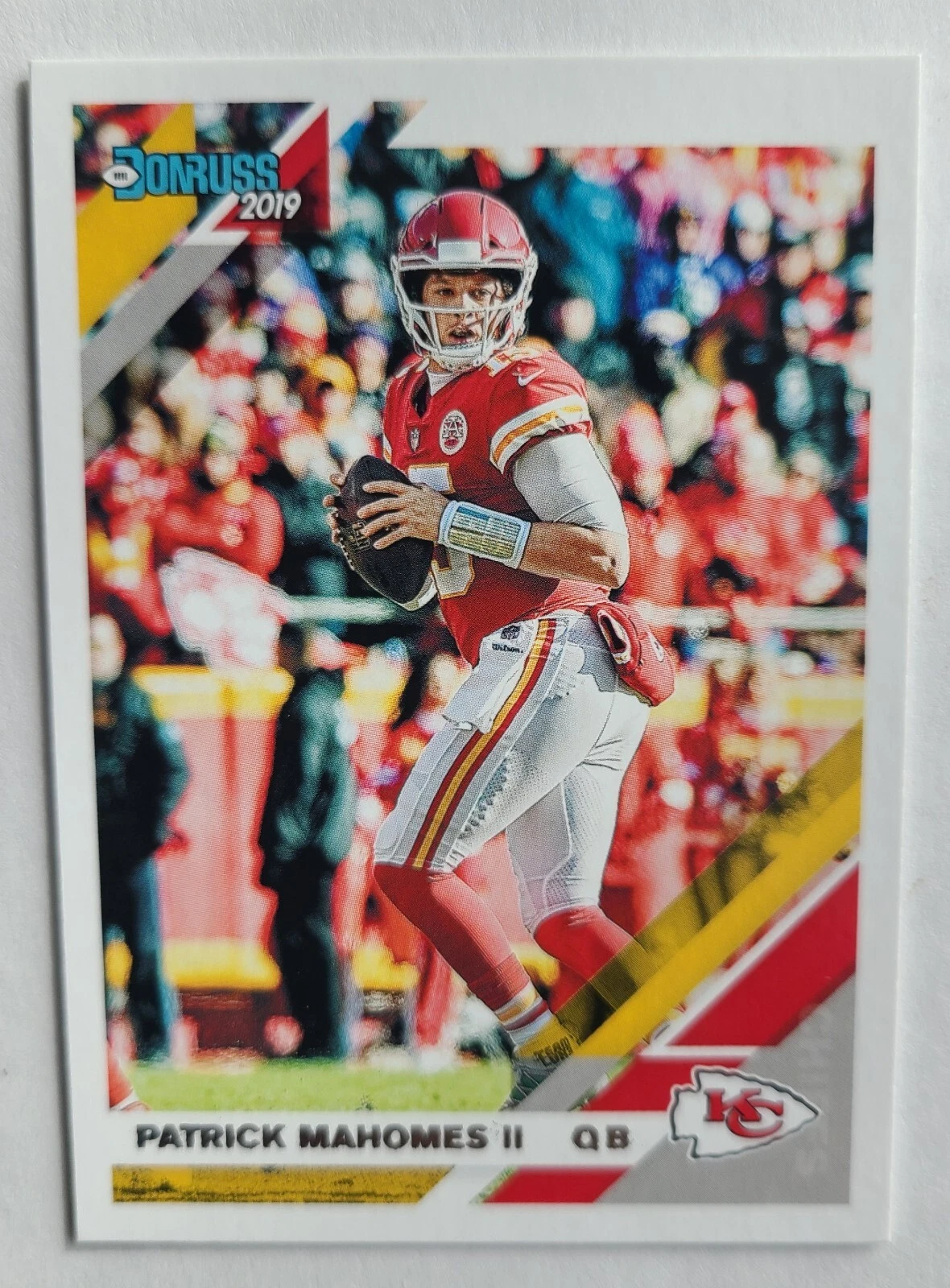 Patrick Mahomes trading card