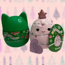 Garnet the Pink Christmas Tree ♡ 4" Mystery Capsule Squishmallow ♡ BNWT HTF RARE