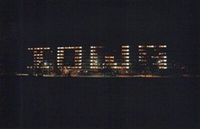 Iowa Lights Mayflower Residence Hall University Of Iowa Vintage Chrome Post Card