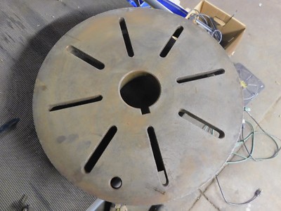 17'' Face Plate Thread on Mount 6'' Diameter  x 6 TPI Threads