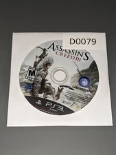 Assassin's Creed III (Sony PlayStation 3, 2012) **DISC ONLY**