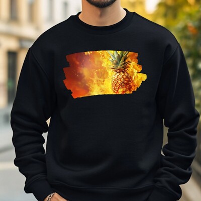 Pineapple On Fire Sweatshirt Cosy And Perfect For Any Occasion S To 4XL
