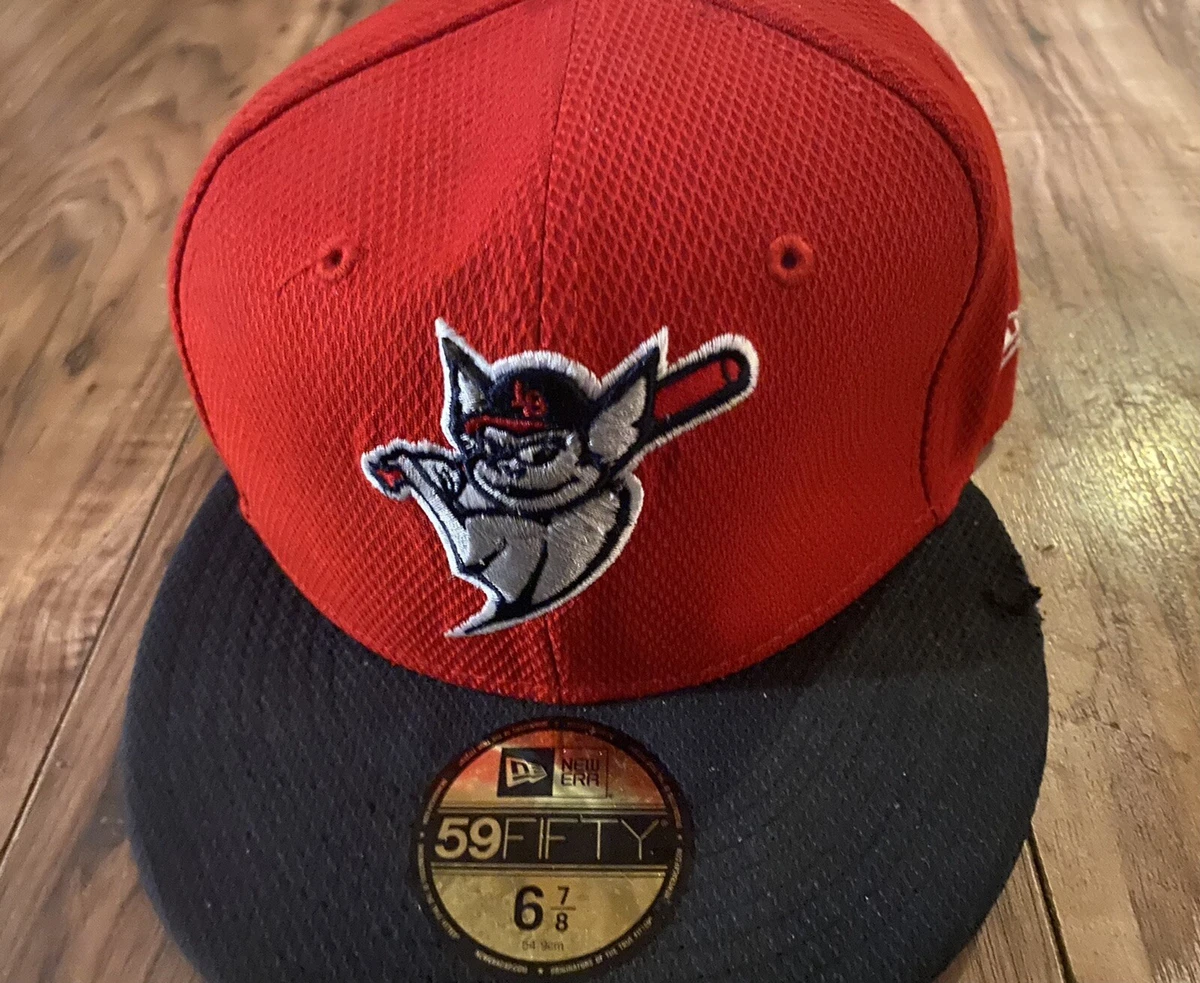 New Era 59FIFTY MiLB Minor League Baseball Louisville Bats Fitted Hat Cap 6  7/8