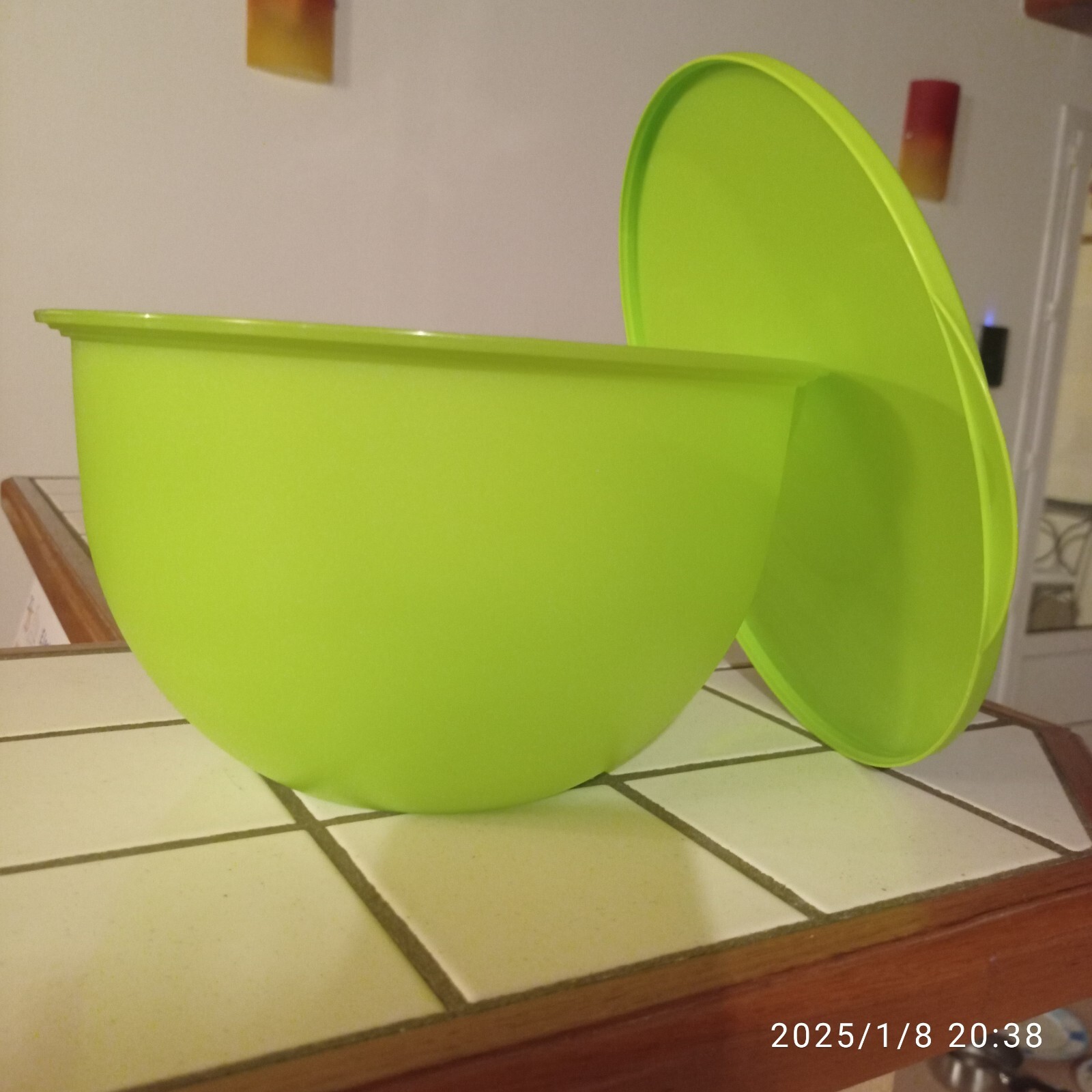 Saladier Bol Flash Tupperware 4,3 l pour conserver de grands volumes sans fuite