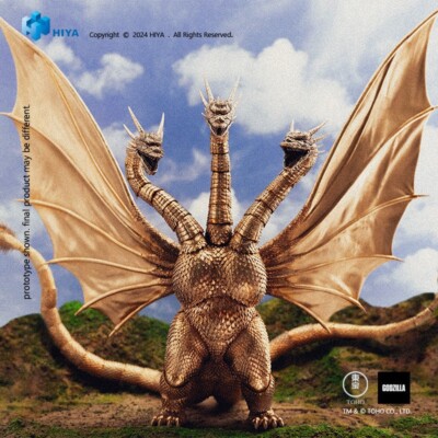 HIYA EBG0280 Godzilla vs. King Ghidorah 10'' Collectible Action Figure Model Toy