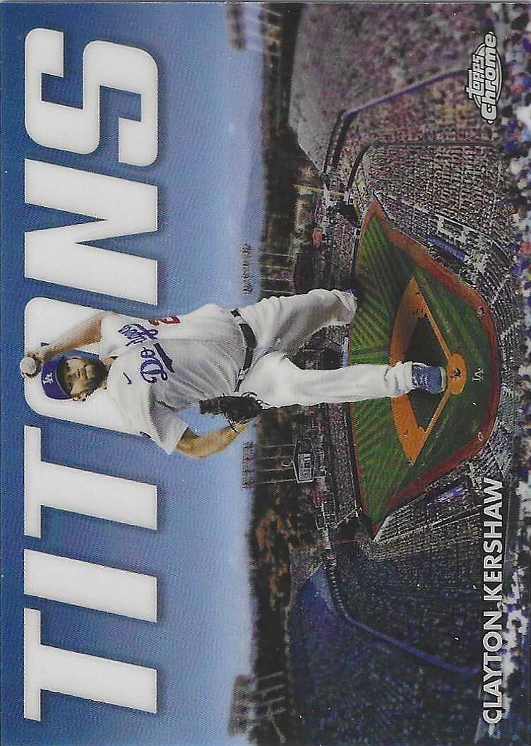 2023 Topps Chrome - Chrome Titans #CT-1 Clayton Kershaw