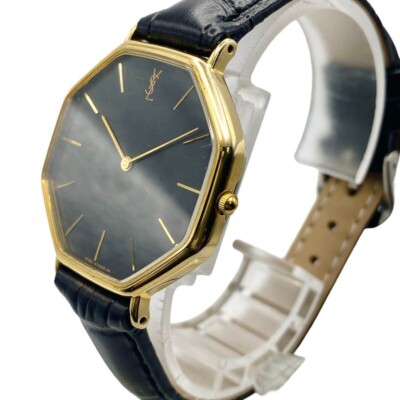 The Yves Saint Laurent Octagon Men's Wristwatch 1142 | eBay The Yves Saint Laurent Octagon Men's Wristwatch 1142 | eBay