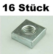16 x Rack Vierkantmuttern M6 für Rackschiene...