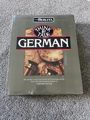 Berlitz Think & Talk German Course Book, audio cassettes, dictionary