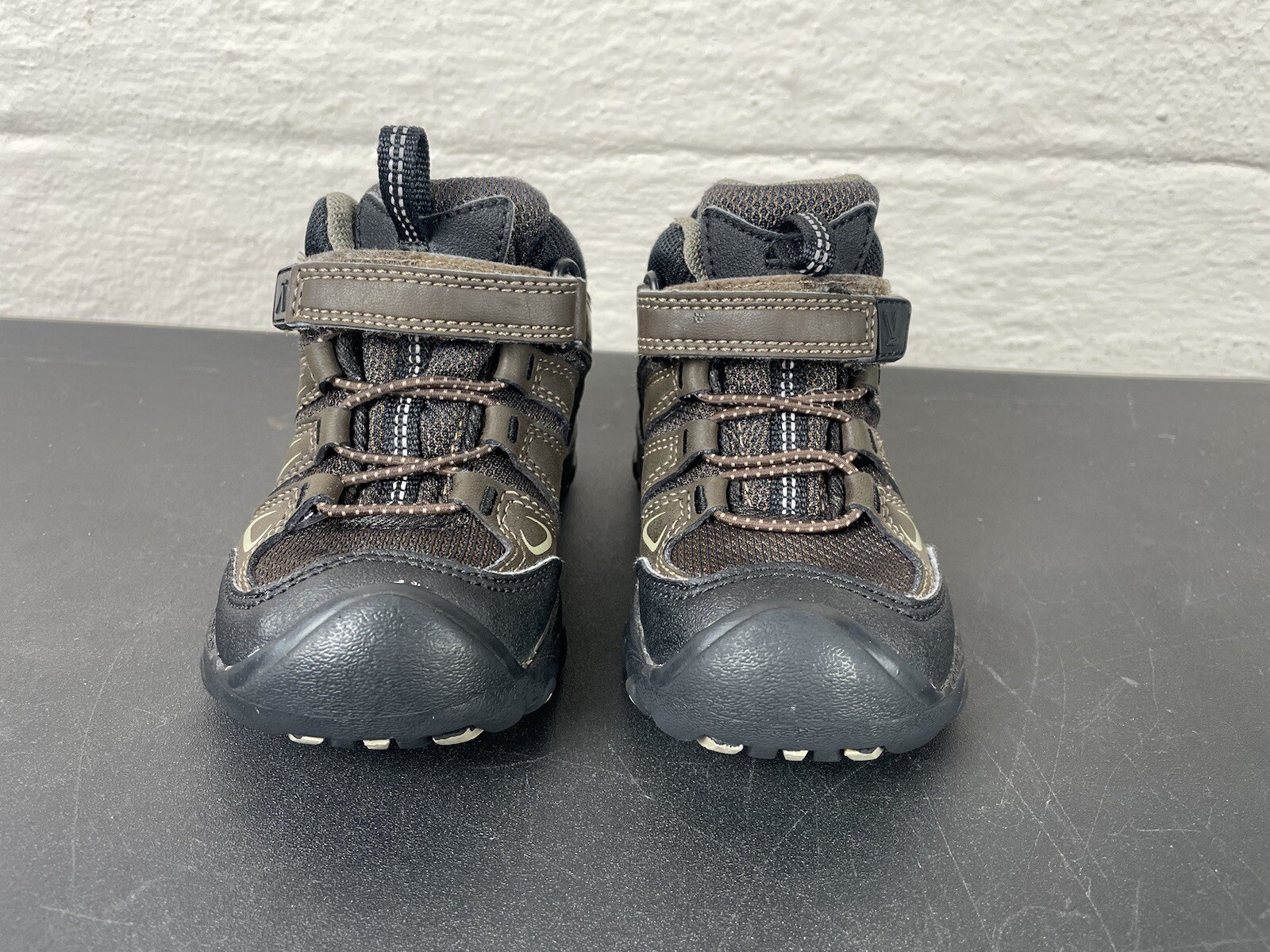 Stivali impermeabili Keen bambino taglia 8 pelle marrone pizzo escursionismo