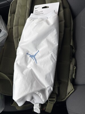 UNC Football Team Issued Jordan Therma-Fit Handwarmer White/UNC Blue PAC361-194