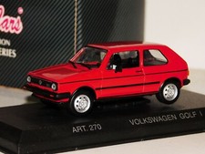 VOLKSWAGEN GOLF 1 RED DETAIL CARS ART 270 1/43