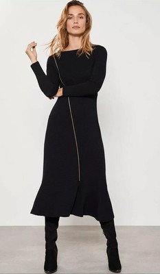 mint velvet black dress