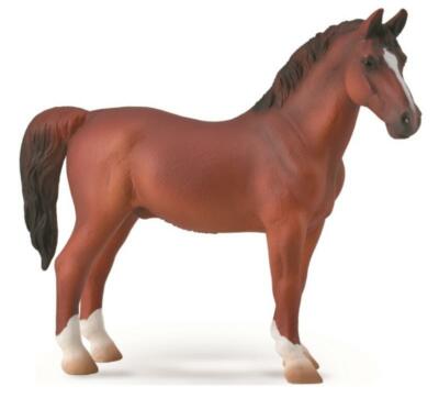 Breyer CollectA Corral Pals Chestnut Hackney Stallion #88915 Standing Horse Toy