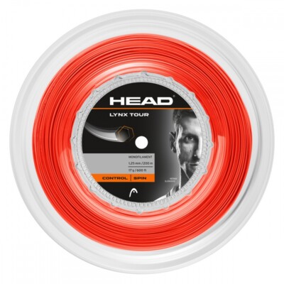 Head Lynx Tour Saitenrolle 200m orange NEU UVP 150,00 