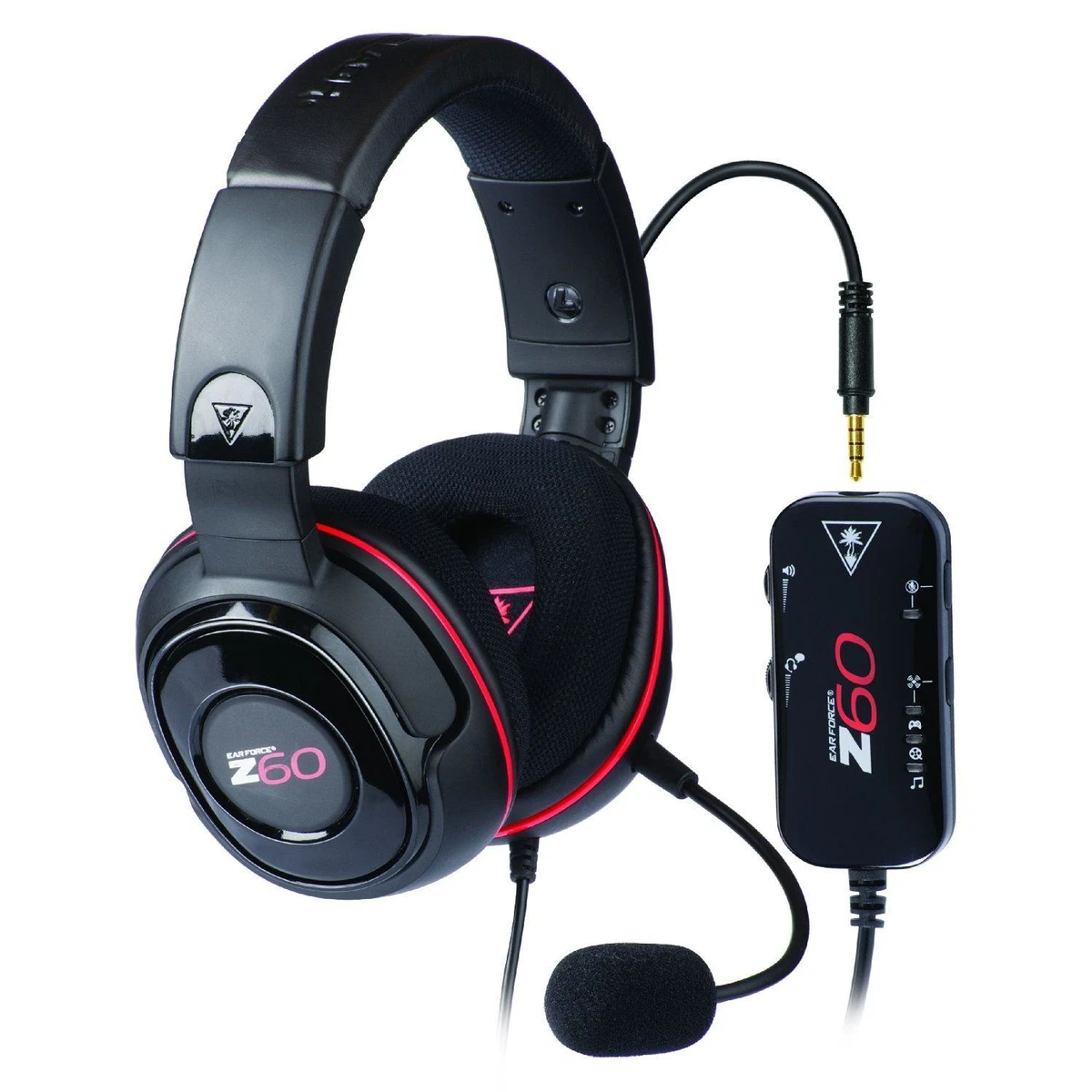 Gaming Headset Turtle Beach Ear Force Z60 7.1 Headphones PC Mobile