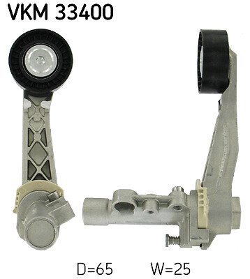 SKF VKM 33400 Spannrolle, Keilrippenriemen Links Links Oben Mitte Oben Rechts UN-image