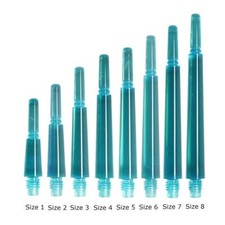 COSMO FIT SHAFT GEAR NORMAL-SPINNING DART SHAFTS - CLEAR BLUE - SET OF 3