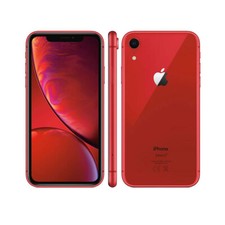 APPLE IPHONE XR 64GB GRADO B/C ORIGINALE RIGENERATO GARANZIA ROSSO +ALIMENTATORE