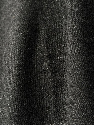 Antique 1930s French Workwear Lutteurs Faded Suspender Buckle Back Wool Trousers - Picture 13 of 14