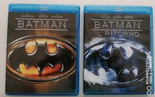 Batman + Batman Il Ritorno 2Blu-ray ITA  prima stampa Duologia Collezione rarità