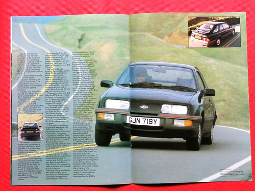 Ford Sierra XR4i 1983 folleto de ventas - ¡como nuevo! - Imagen 7 de 9