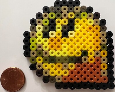 Pac-Man Bead Sprite Perler Artkal Pixel Art Retro Super Smash Bros