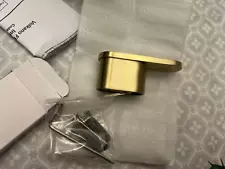 ICO Bath V4210-BGL Volkano Flow Single Robe Hook,Brushed Gold Light