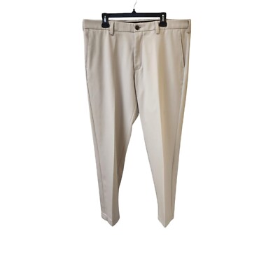 cream dress pants mens Slim Fit Beige Formal Slacks Flat Front No Pleats (28) at Amazon Men's Clothing store 90% Polyester Beige Slim Fit Dress Pants