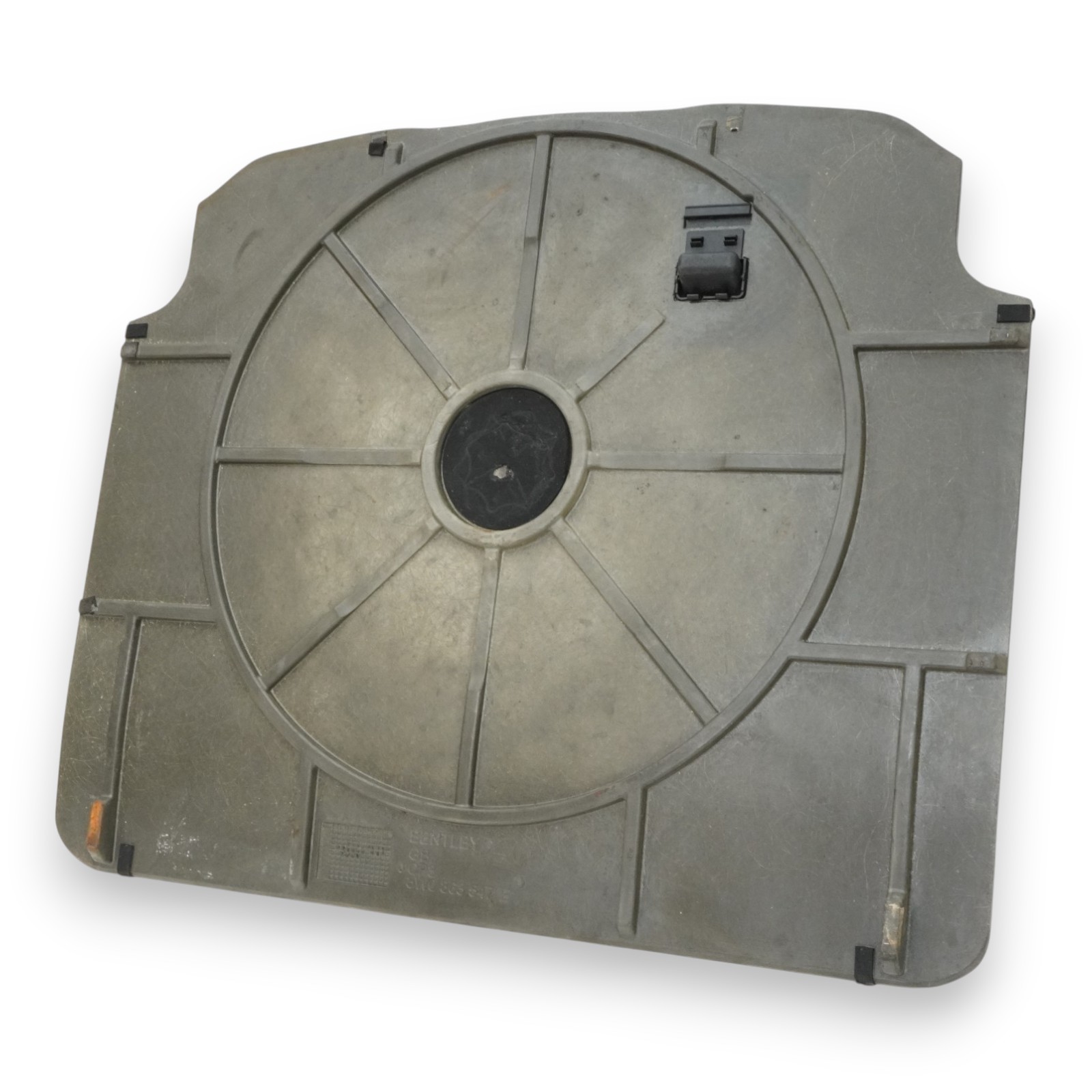 03-17 Bentley Continental GT Coupe Floor Spare Tire Cargo Cover 3W0863547E OEM