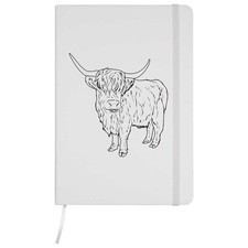 'Highland Cow' A5 Ruled Notebooks / Notepads NB034680 