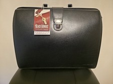 Jack Georges Elements Classic Leather Briefbag Brief Case 4505 Black