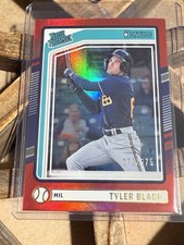 2024 Panini Donruss Tyler Black Holo Red Foil /275 #120 Rated Prospect