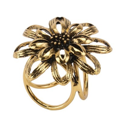 -Ring -Schal -Schal -Ring -Clip (golden) Schalring -Schal -Schalclip