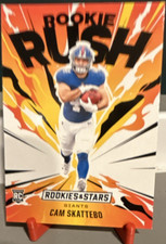 2025 Panini Rookies & Stars Rookie Rush Cam Skattebo #2 Giants NFL Football