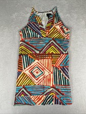 J. Crew Sleeveless Mini Sun Dress Women's 4 Colorful Pockets boho festival