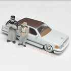 2004 Jada Toys Homie Rollerz 1:64 White ‘90 Lincoln Town Car with Wolfe & Boxer