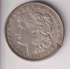 1921 D MORGAN ONE DOLLAR 90% SILVER DENVER MINT UNITED STATES AMERICA $1 COIN