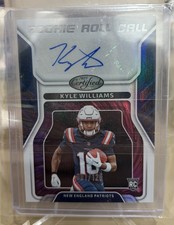 2025 Panini Certified #RRC-KWS KYLE WILLIAMS Auto Rookie Roll Call /75 Aqua