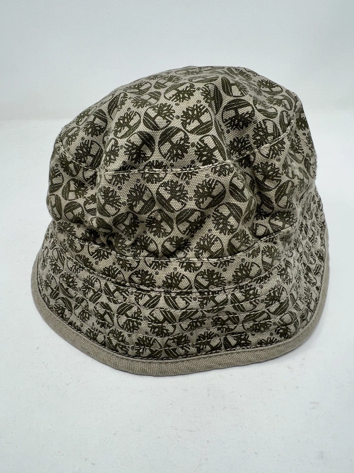 Vintage Y2K Timberland Bucket Hat All Over Print Reversible Hip Hop NYC Cap 90s