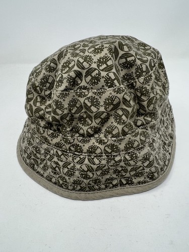 Vintage Y2K Timberland Bucket Hat All Over Print Reversible Hip Hop NYC Cap 90s - Image 1