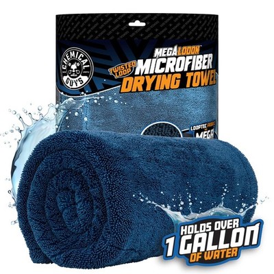 Chemical Guys Megalodon Microfiber Drying Towel with Twisted Loop Technology,...