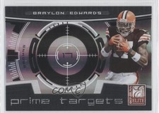 2008 Donruss Elite Prime Targets Black 263/400 Braylon Edwards #PT-6 0j0