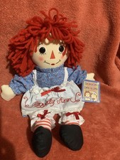 2012 Raggedy Ann Rag Doll w/ Tag Hasbro Handmade by Aurora 16” Classic Stuffed