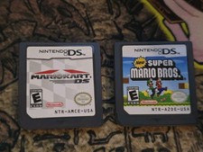 Nintendo New Super Mario Bros  Mario Kart DS Game Cartridge Tested