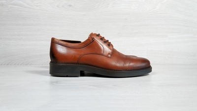 Men Ecco Heels Brown Leather 46 #3RCP